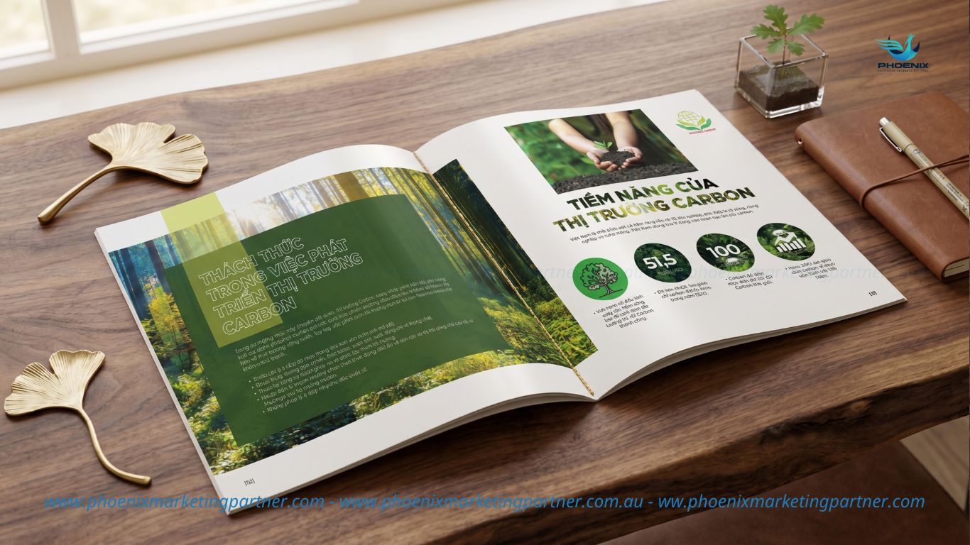 Catalogue design for Ecotree Vietnam Group introduction