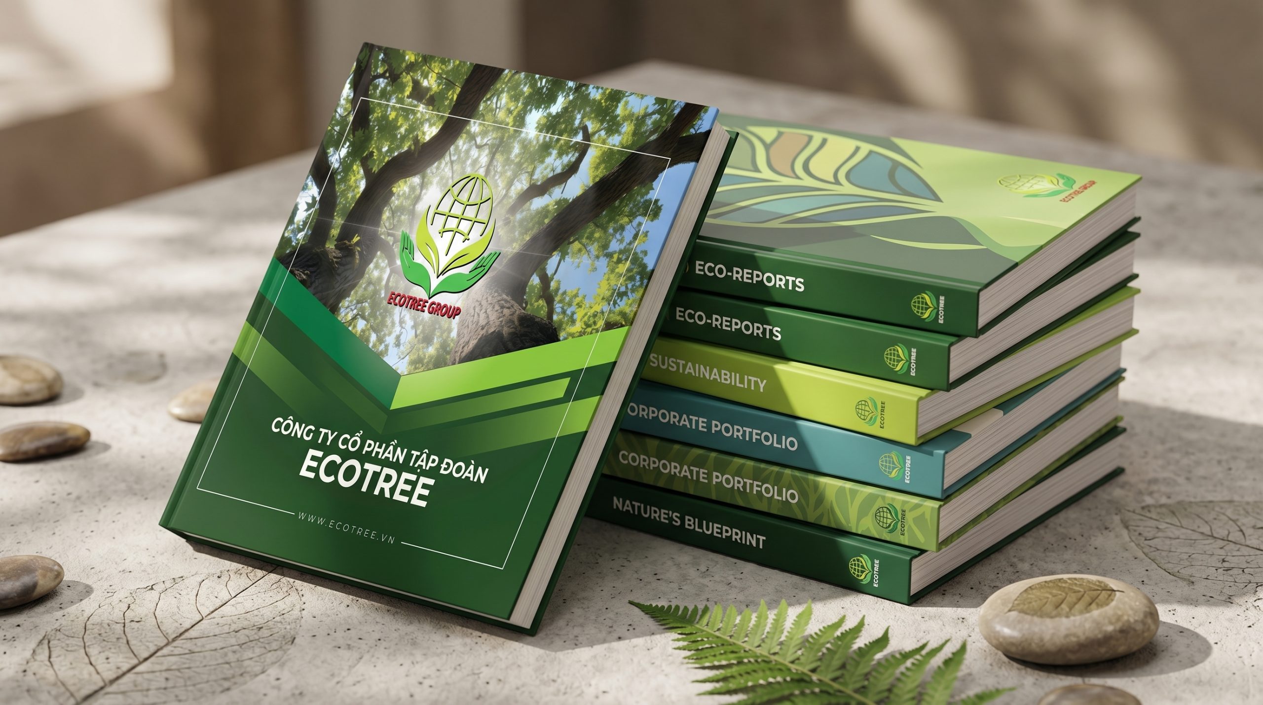 Catalogue design for Ecotree Vietnam Group introduction