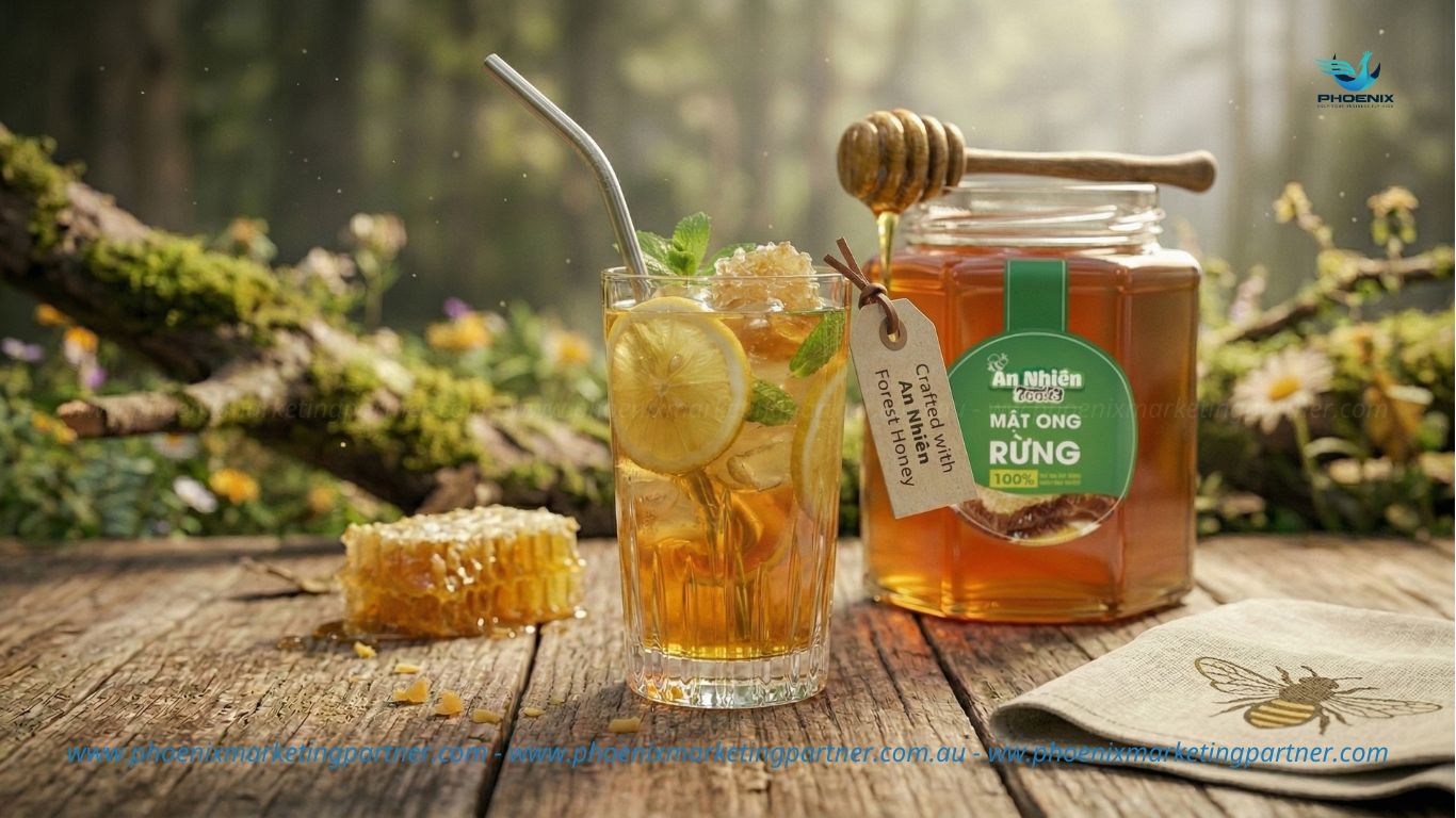 Product packaging design for honey
