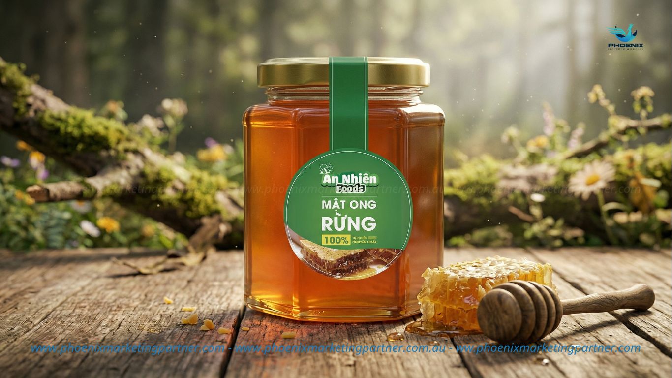 Product packaging design for honey