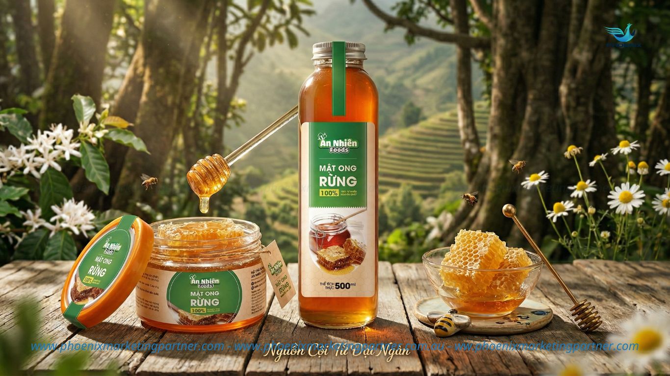 Product packaging design for honey