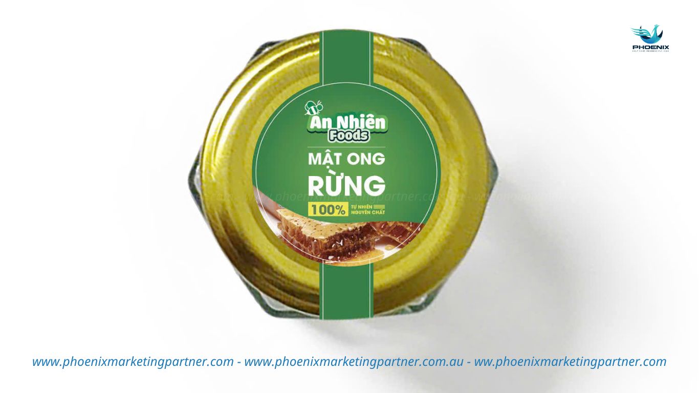 Product packaging design for honey